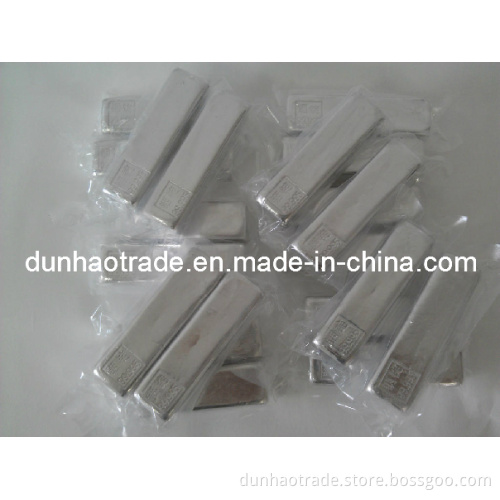 99.995% White Silver Indium Ingot (DH)